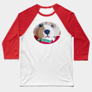 Teddy Bear Close Up Portrait Baseball T-Shirt